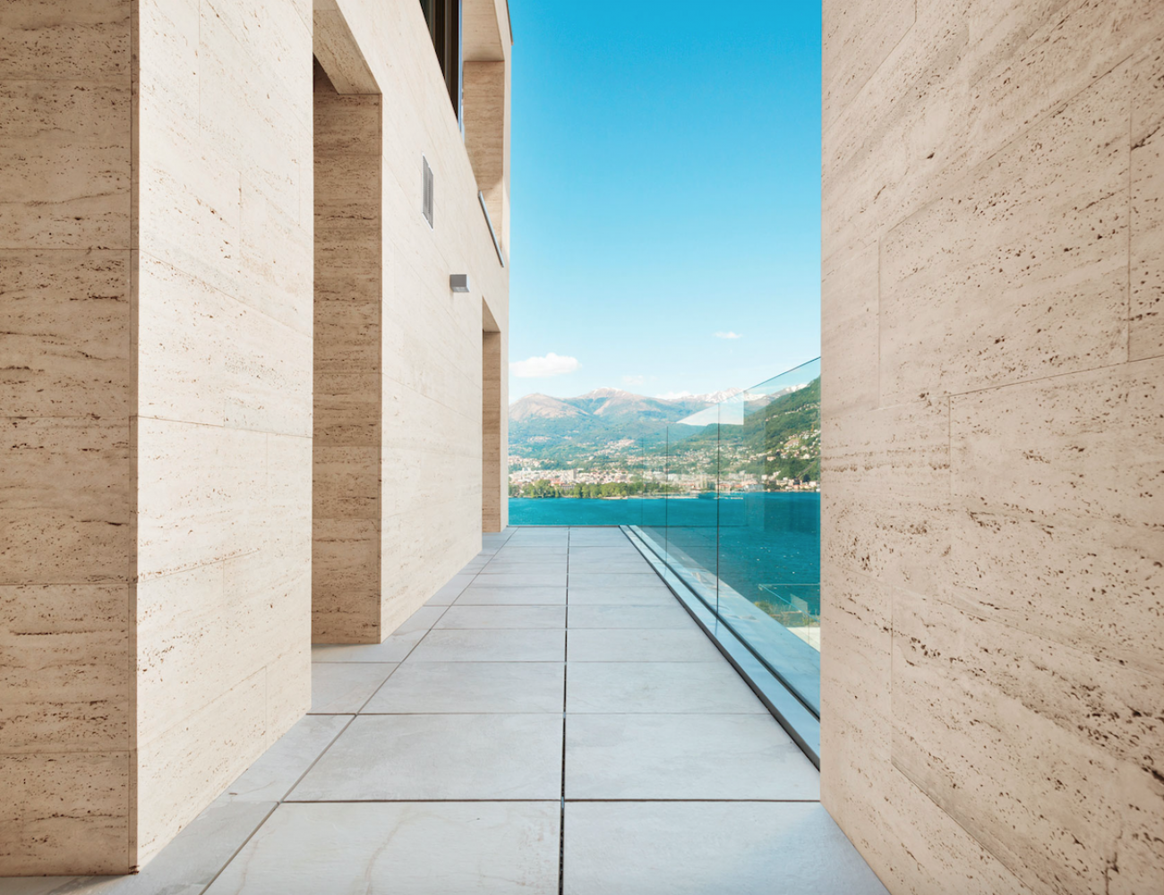 Collezione Architecture Concrete, texture Travertino Beige